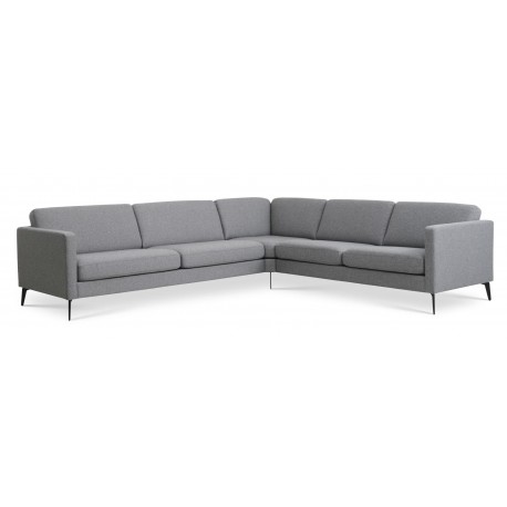 Ask hjørnesofa 269x300 cm lysegrå