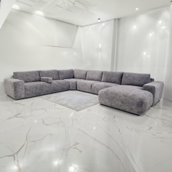 Hjort Knudsen Aarhus U-sofa højrevendt