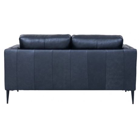 Valencia 2 pers. sofa læder Sort