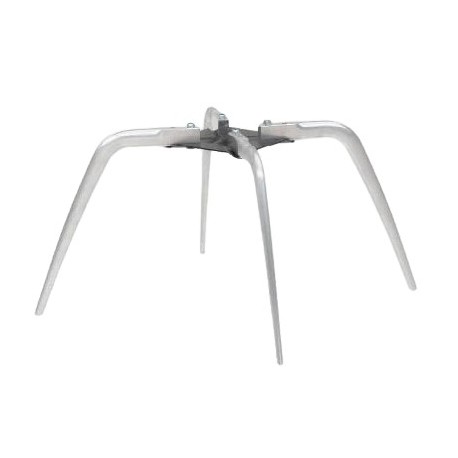 Børstet - Aluminiumsben DL07B