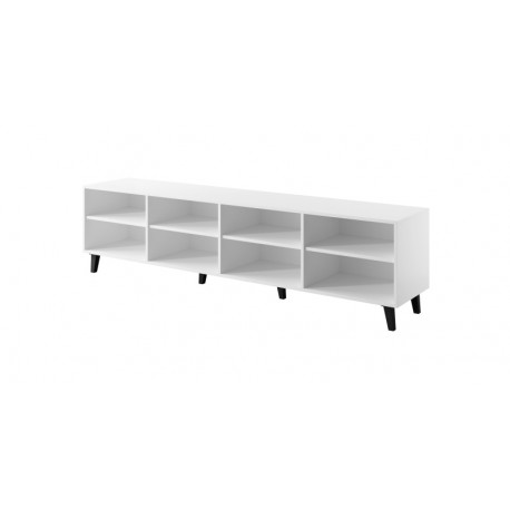 TV bord ASTI mat Hvid / mat Hvid