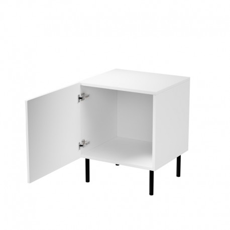 JUNGLE sengebord Hvid mat/Hvid mat