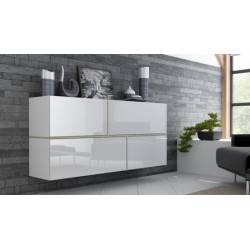 Kommode GOYA Hvid/Hvid/Sonoma eg.