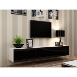 TV bord VIGO RTV 180 Hvid/Sort