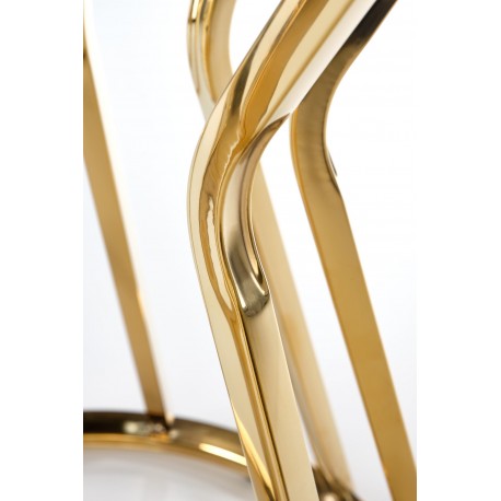 AFINA S, sofabord, spejl / guld