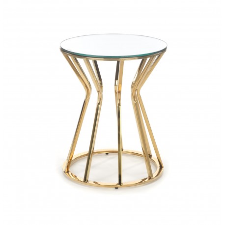 AFINA S, sofabord, spejl / guld