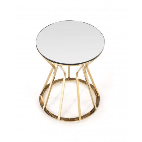 AFINA S, sofabord, spejl / guld