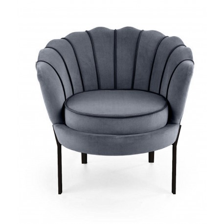 ANGELO lænestol Grå / Sort