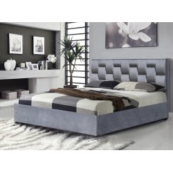 ANNABEL 160x200 seng Med Opbevaring - Grå