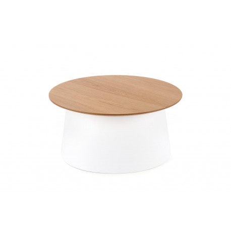 AZZURA, sofabord, Naturlig / Hvid