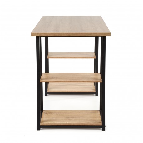 B44 skrivebord Sonoma eg. / Sort