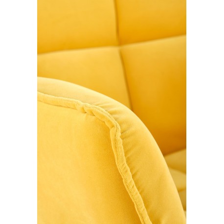 BELTON Hvilestol - Gul Velour