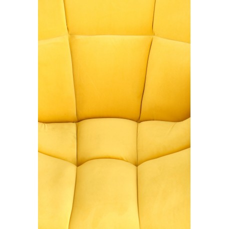 BELTON Hvilestol - Gul Velour
