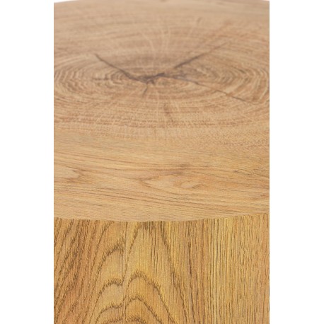 BROOKLYN-S c. bord Naturlig eg / Sort