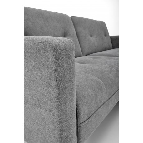 CORNELIUS sammenklappelig sofa med ottoman, - Grå