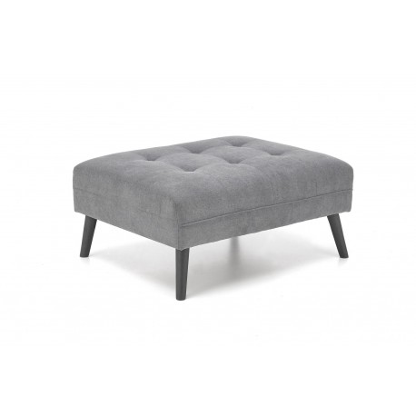 CORNELIUS sammenklappelig sofa med ottoman, - Grå