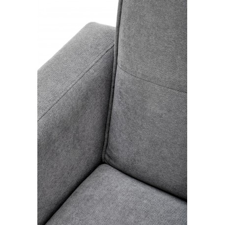 CORNELIUS sammenklappelig sofa med ottoman, - Grå