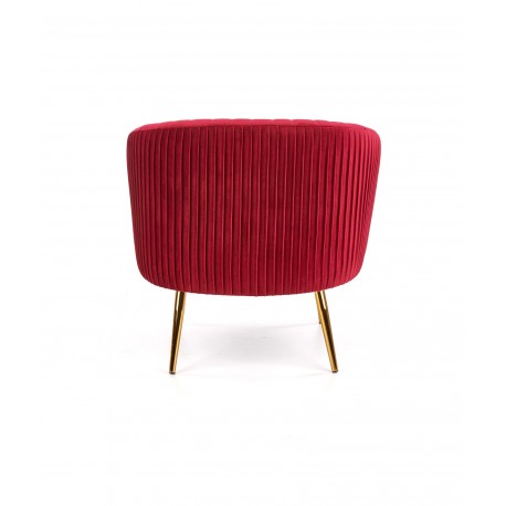 CROWN l. stol, - mørkerød