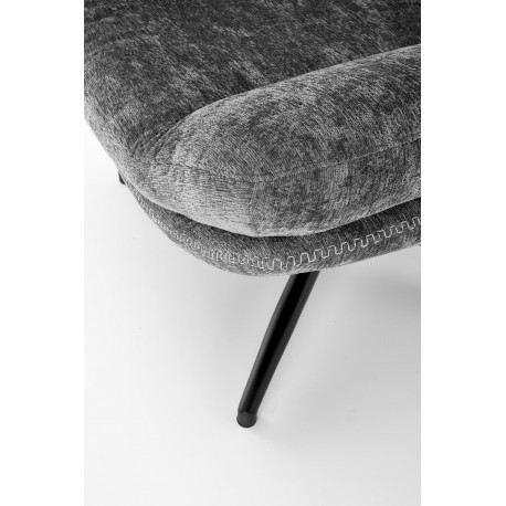 DARIO Lænestol med skammel Grå