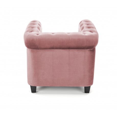 ERIKSEN lænestol Rosa / Sort