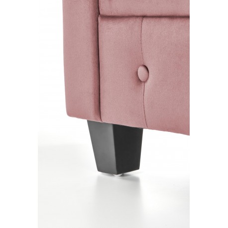 ERIKSEN lænestol Rosa / Sort