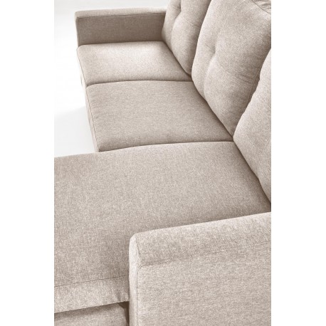 GERSON sofa med osmannisk, - Beige
