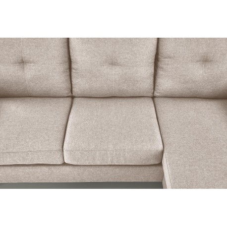 GERSON sofa med osmannisk, - Beige
