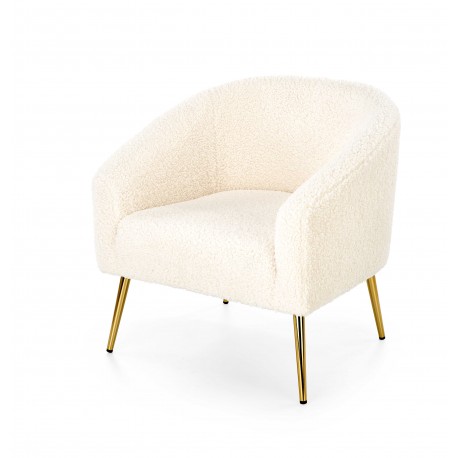 GRIFON fritidslænestol Creme / guld