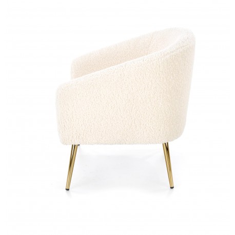 GRIFON fritidslænestol Creme / guld
