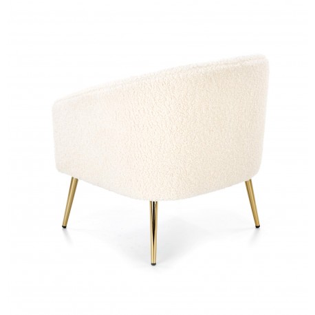 GRIFON fritidslænestol Creme / guld
