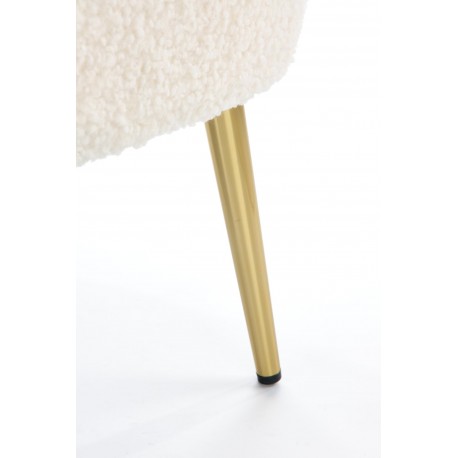 GRIFON fritidslænestol Creme / guld