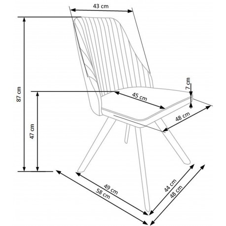 K206 Spisebordsstol
