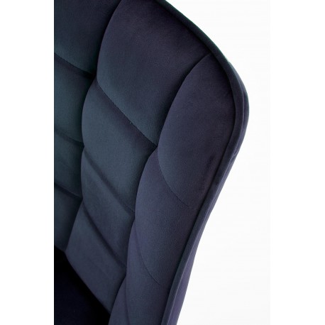K332 Spisebordsstol mørkeblå Velour