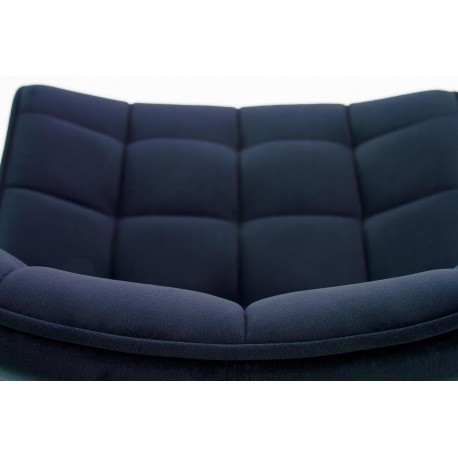 K332 Spisebordsstol mørkeblå Velour