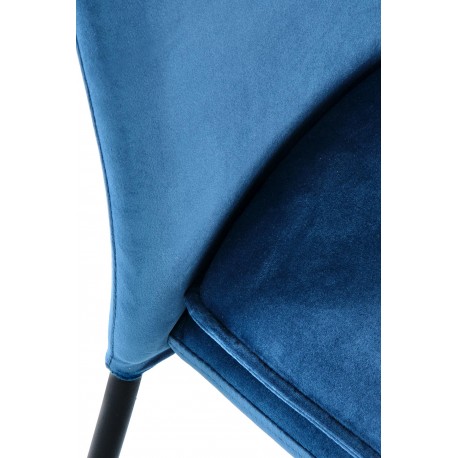 K443 Spisebordsstol - mørkeblå
