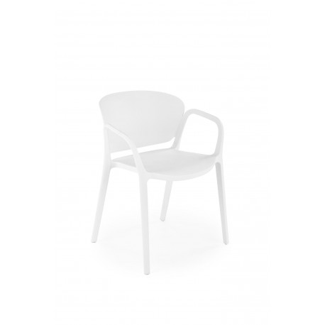 K491 Spisebordsstol - Hvid