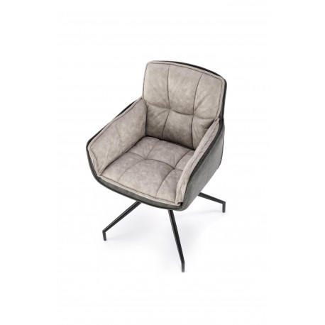 K523 Spisebordsstol - Grå / MørkeGrå