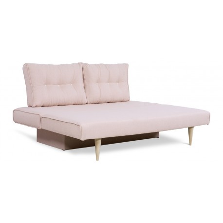 Vega sovesofa - 187 X 90 cm - Rosa Portland 79 / Beige Portland 21
