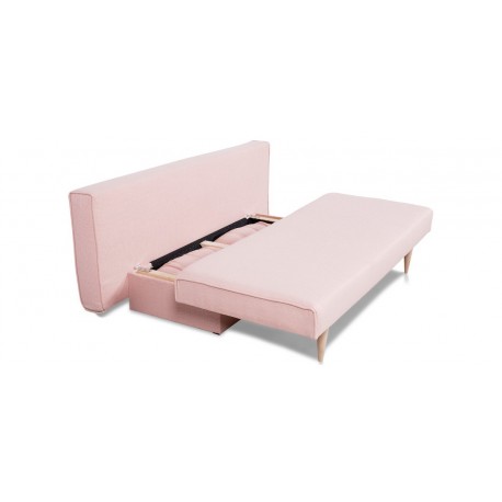 Vega sovesofa - 187 X 90 cm - Rosa Portland 79 / Beige Portland 21