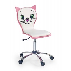 KITTY II skrivebordsstol til børn - Hvid/Rosa