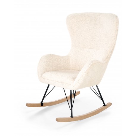 LIBERTO 2 fritidslænestol Creme/Sort/Naturlig