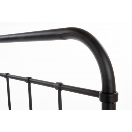 LINA 90x200 metalseng - Sort