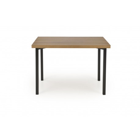 MILTON bord + 4 Spisebordsstole - Naturlig / Sort