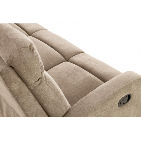 OSLO 3S sofa med recliner funktion - Beige