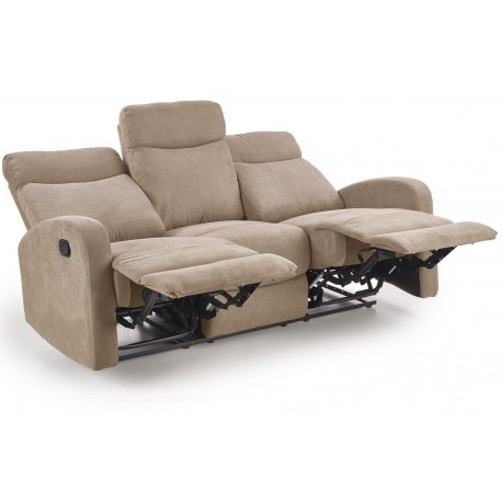OSLO 3S sofa med recliner funktion - Beige