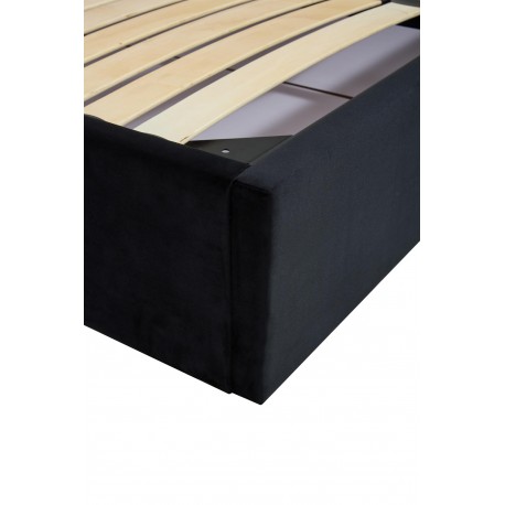 PALAZZO 160x200cm seng - Sort / guld
