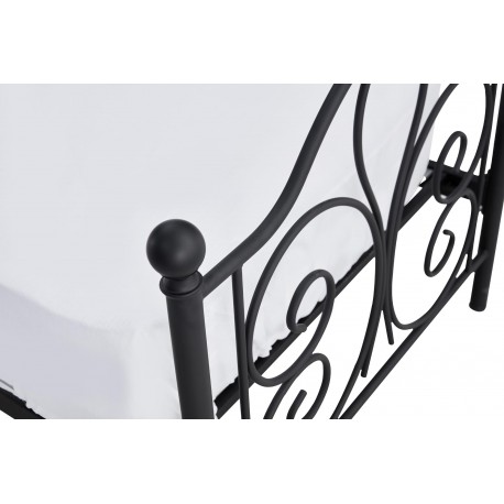 PANAMA 90x200cm metalseng - Sort