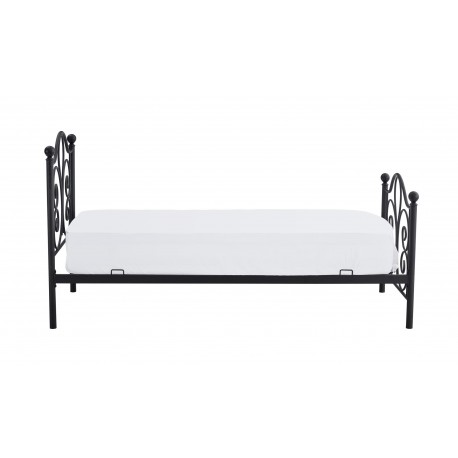 PANAMA 90x200cm metalseng - Sort