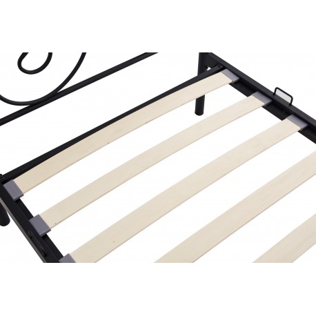 PANAMA 90x200cm metalseng - Sort