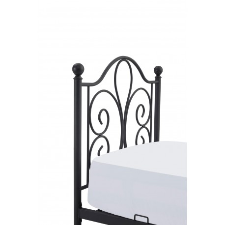 PANAMA 90x200cm metalseng - Sort